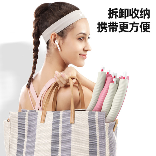 Hula hoop with detachable foam sponge, adjustable size, weighted fitness equipment for massage, factory direct supply