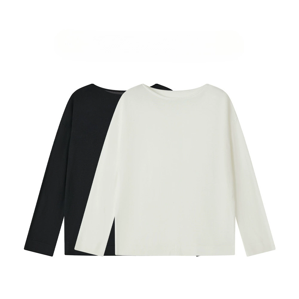 Сплошная футболка для женщин весной