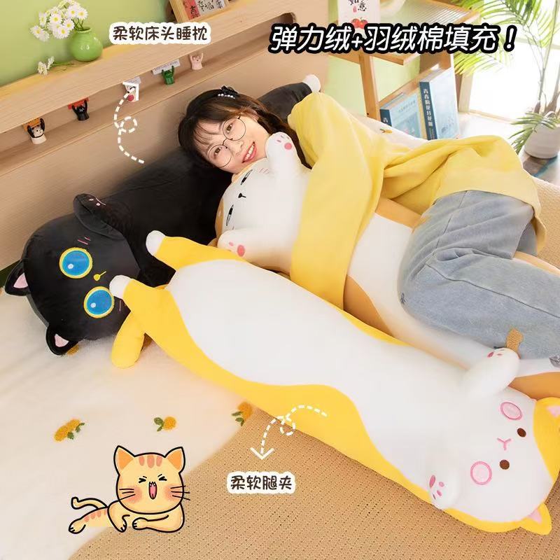 新款卡通可爱猫抱枕毛绒玩具呆萌猫咪抱枕玩偶|undefined