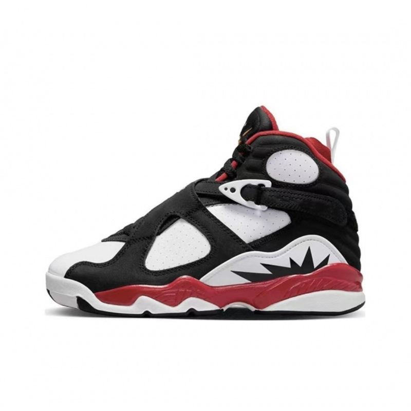 Putian zapatos AJ8 playoffs high-end Joe8 todas las estrellas negras y rojas parejas deportivas casuales zapatos de baloncesto masculino y femenino transfronterizos