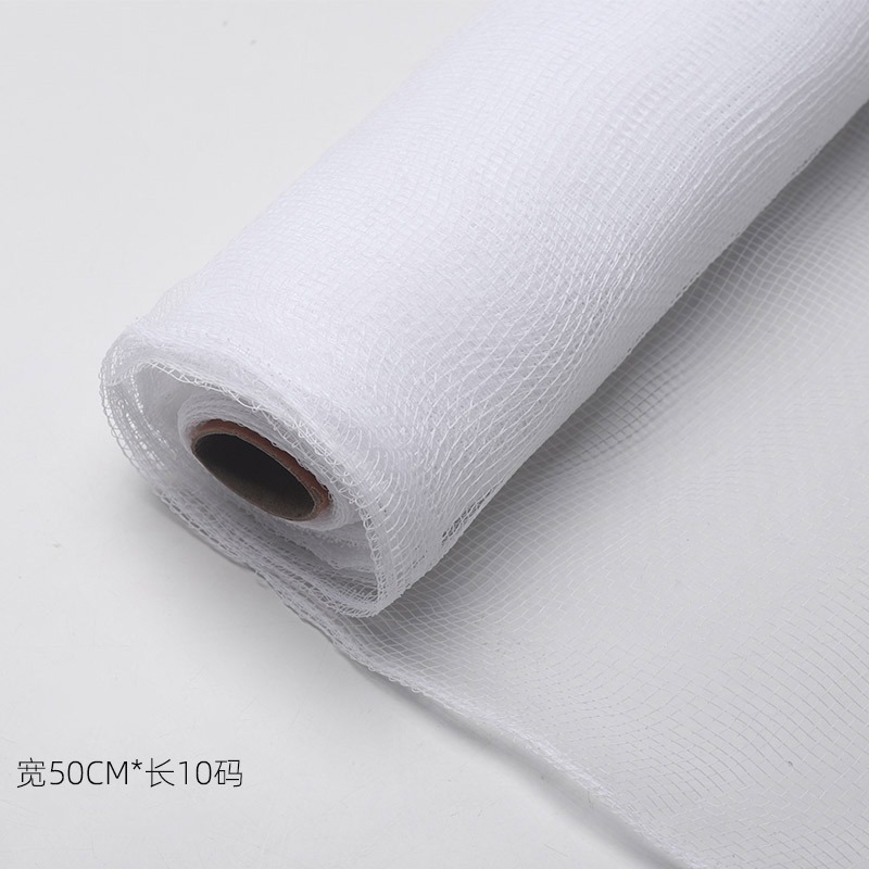 Hilo de polipropileno para envolver flores, hilo de luz de luna para ramos, cortina de hilo para flores, malla rígida para ramos grandes, materiales para floristería, cortina de hilo estilo coreano