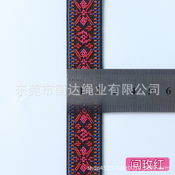 Bandas elásticas jacquard étnicas, reloj de mano jacquard bohemio, ancho de banda 1.5cm ~ 2.5cm, una gran cantidad de goma en stock