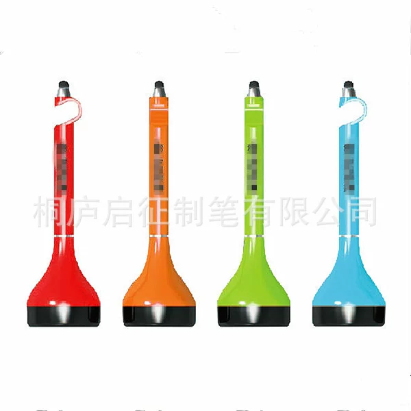 Multi-style desk pen office desktop signature pen capacitive touch bracket desk pen printed advertising ballpoint pen