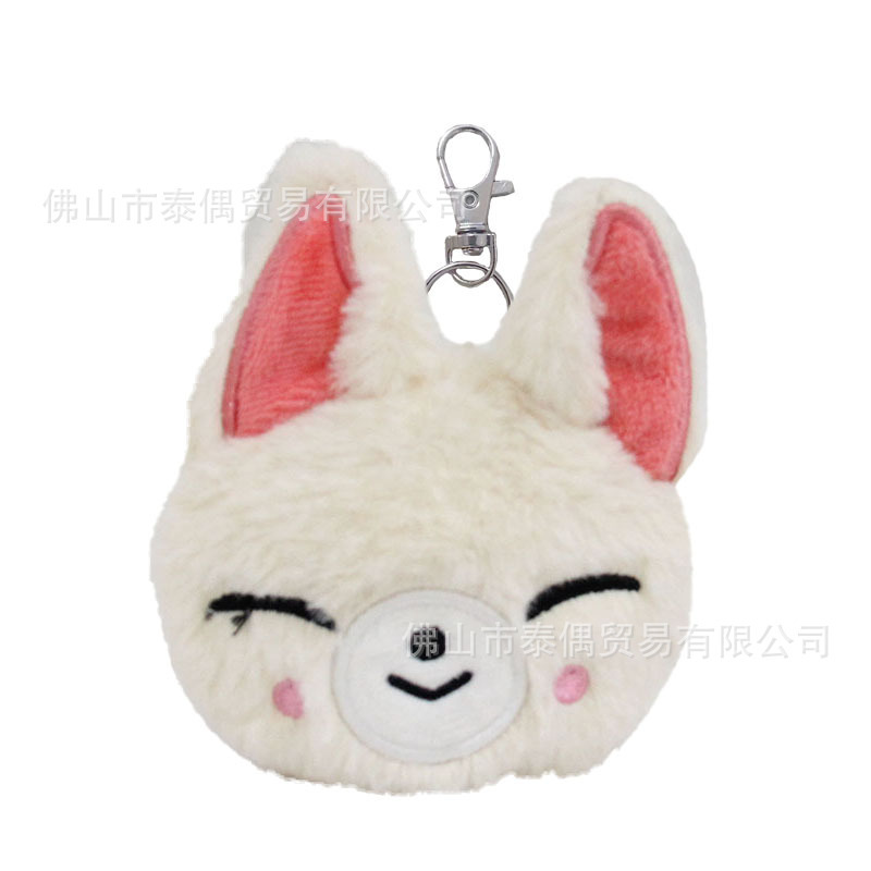 新しい韓国放浪児ぬいぐるみ小銭入れかわいいコインバッグミニ人形ヘッドフォンバッグ装飾ペンダント|undefined