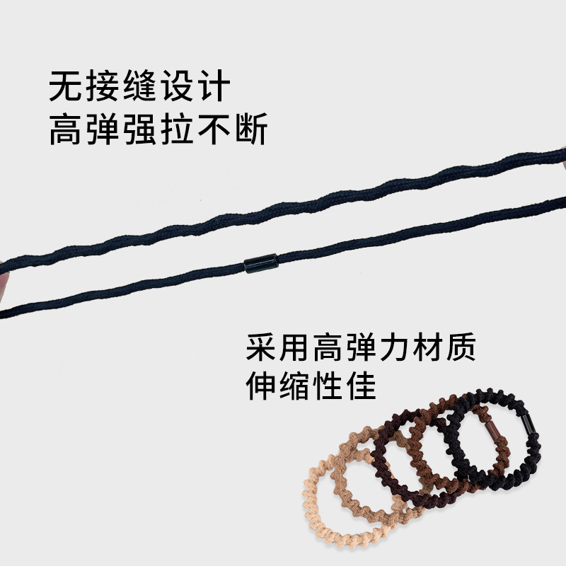 Banda de pelo cuerda de pelo al por mayor banda de goma lazo de pelo de alta elástica accesorios para el cabello nueva Alta Cola de Caballo horquilla banda de pelo banda de goma cuerda de pelo