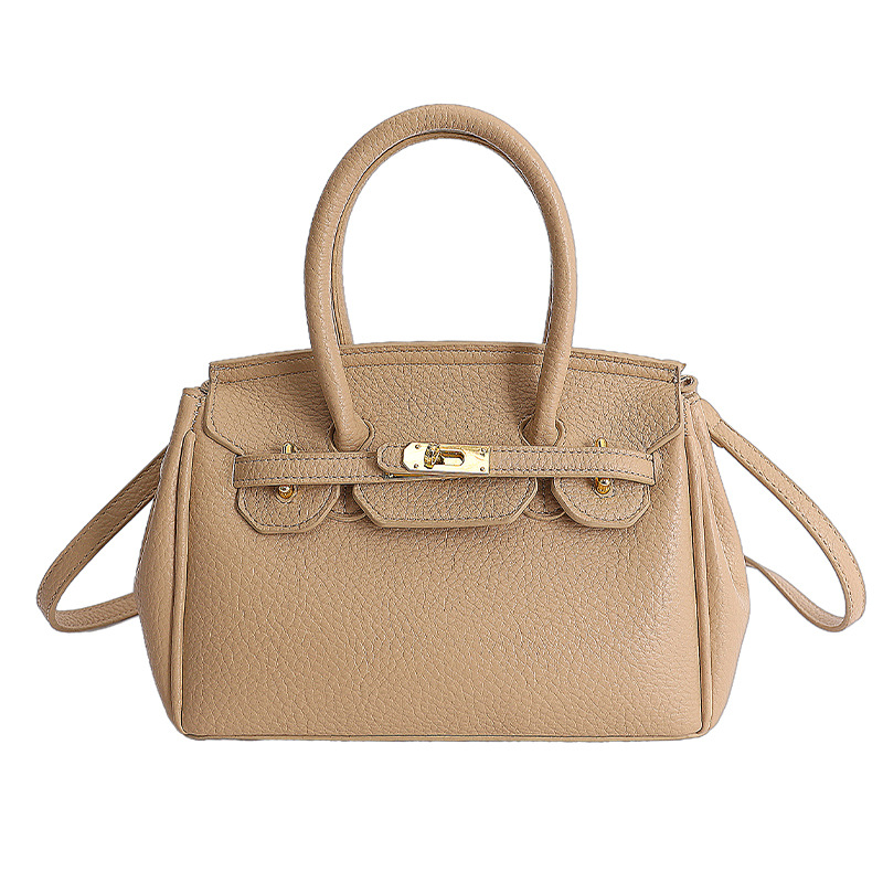 Textura de nicho de diseño de platino de mujer 2026 nuevo estilo simple de moda diaria de un solo hombro bolsa de tramo inclinada image 16