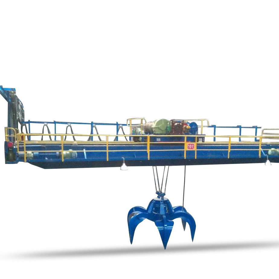 垃圾抓斗桥式起重机 垃圾厂用起重吊运设备 河南矿山矿源起重机