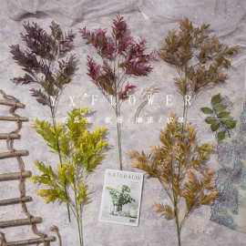 贵妃草仿真绿植婚庆婚礼堂酒店园林造景打底插花植物造景装饰布置