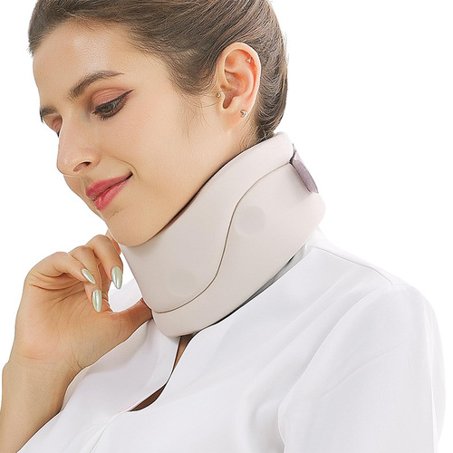 Cross-border office anti-bowing and forward-tilting neck brace to correct cervical vertebra support and fixation home skin-friendly breathable neck brace