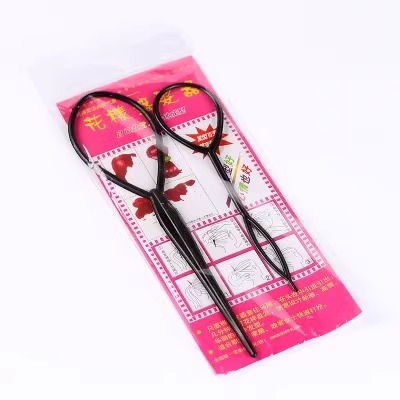 Lazy updo artefacto cabeza de bola insertar peine del pelo horquilla inversa insertar negro horquilla en forma de U estilo profesional tocado para las mujeres