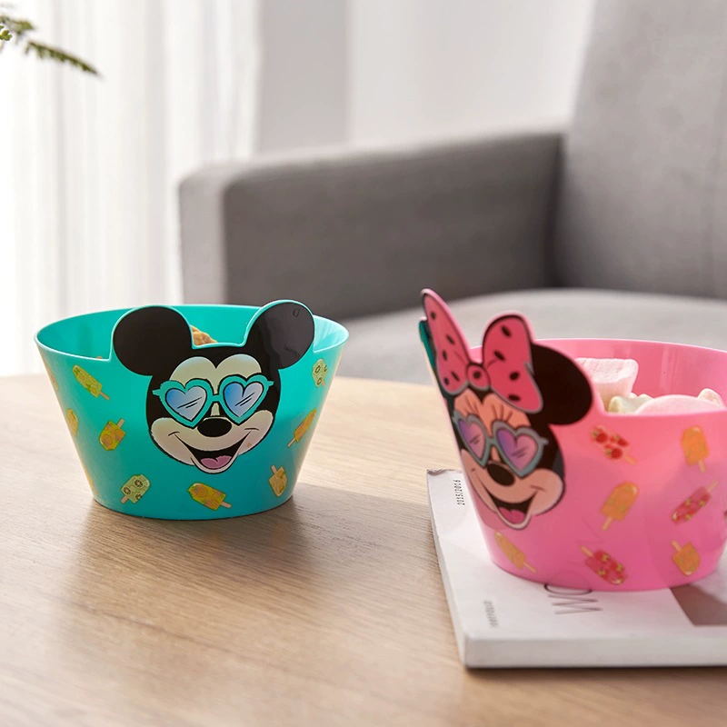 Mickey Minnie Cartoon Cartoon Cute Bowl can put snacks in large capacity to use microwave oven