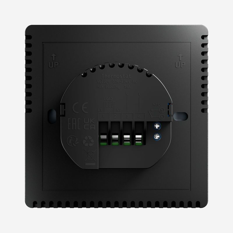 俄罗斯专供 哑光面板涂鸦智能WIFI地暖温控器本款适用于欧洲国家|undefined