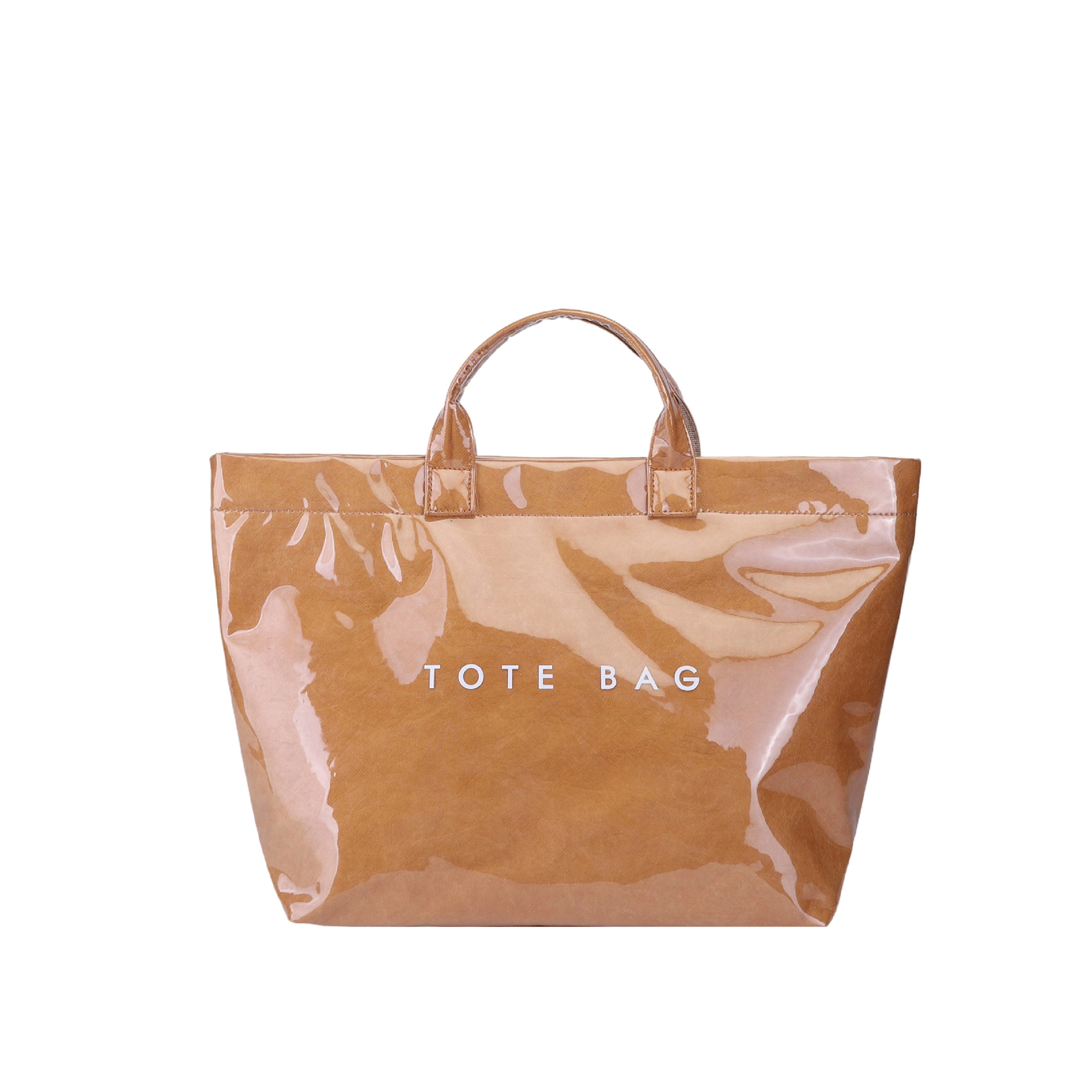 クロスボーダー起爆杜邦紙アルファベットトートバッグ2025新作透明シンプル大容量ハンドバッグレトロ女性カバン