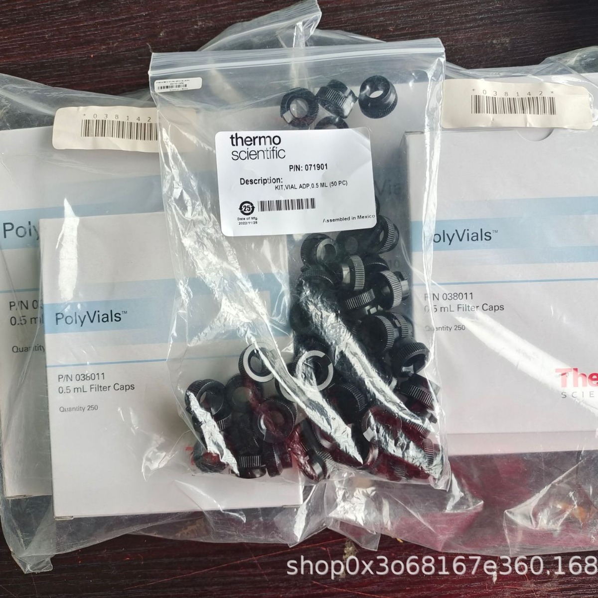 038011 赛默飞0.5ml样品瓶盖-带滤芯 AS-DV塑料离子色谱进样瓶