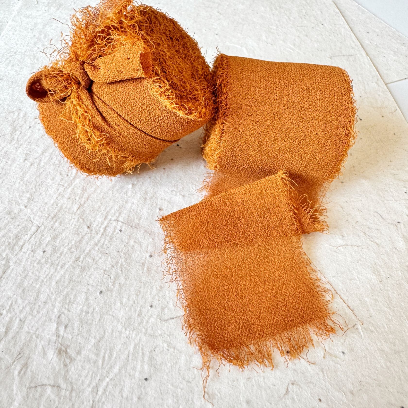 INS deshilachado gasa cinta ramo de la boda borla cinta arco decoración hilo de nieve tira de tela de seda