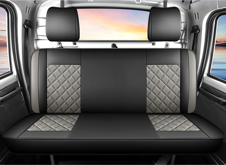 Wuling Double-Row Reinforced Warehouse Truck Rongguang New Card Small Card Single-Row Special Vehicle Seat Cover Leather Four-Season Seat Cushion