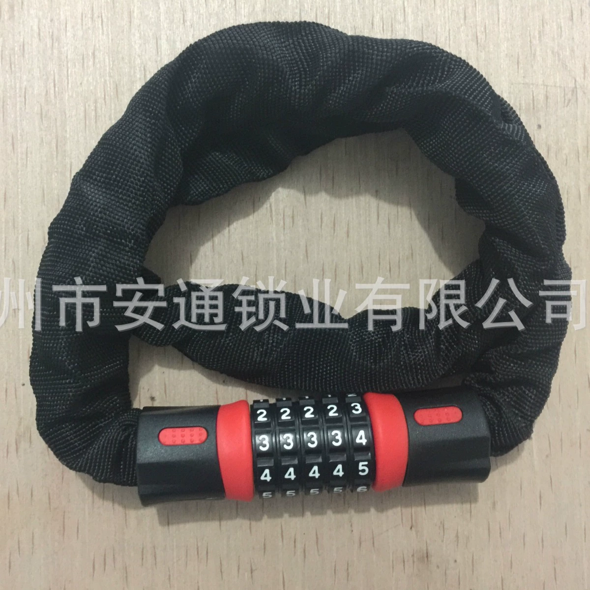 Прямые поставки с фабрики велосипедный цепной замок кодовый замок для горного велосипеда велосипедный Противоугонный замок оборудование для верховой езды цепной замок