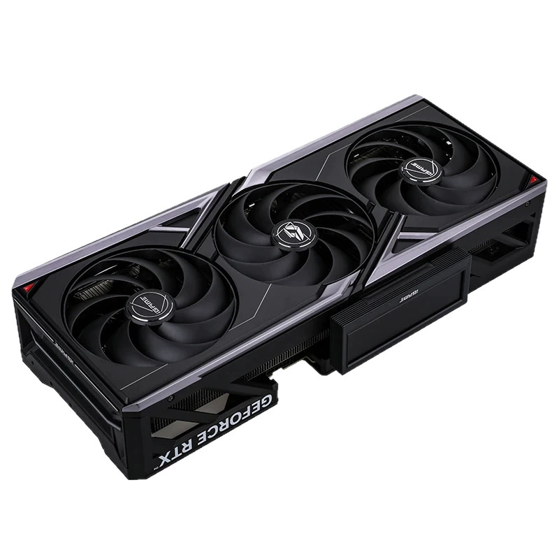Видеокарта iGame Vulcan RTX 5070Ti Vulcan OC 16GB, игровая с эффектом световых полос и ИИ