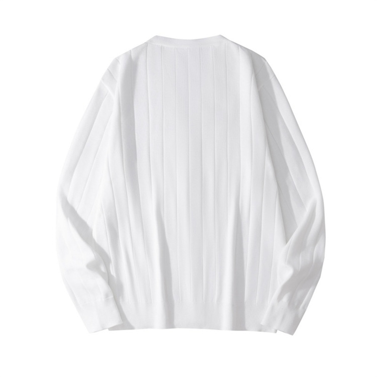 Herren-Strickcardigan im koreanischen Stil – Oversized-Pullover mit offener Vorderseite für Herbst und Winter_voghion.com