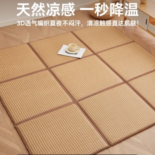 Summer Floor Mats for Children Outside the City, Foldable Storage Mats, Rattan Mats, Mattress Pads
