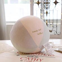 围巾北极熊公仔彩球抱枕毛绒玩具小飞机抱枕睡布娃娃软萌礼物女