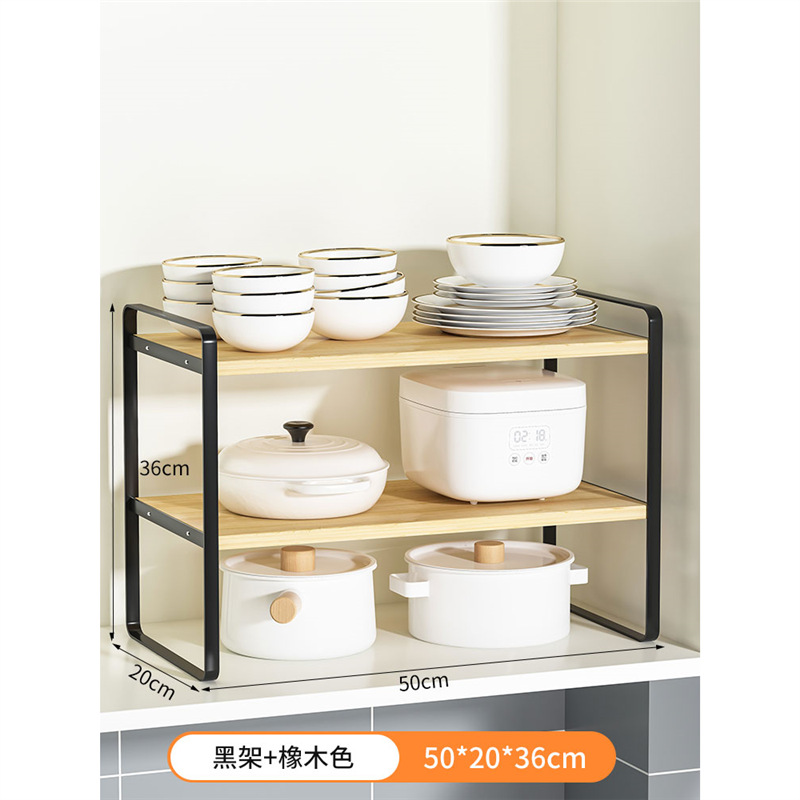 Organizador multinivel para encimera de cocina – para vasos, utensilios, con zona de drenaje