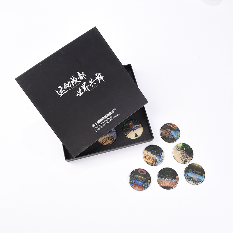 厂家定  做水晶滴塑创意磁性冰箱贴水晶滴胶卡通冰箱贴可印刷LOGO