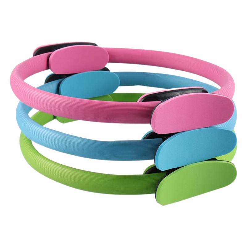 Suministro transfronterizo de anillos de Pilates, anillos de resistencia de fibra de vidrio, anillos de yoga para adelgazar, equipos de entrenamiento para la reparación de los músculos del suelo pélvico y adelgazamiento de piernas.
