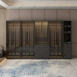 新款台球杆放杆展示柜台球室厅会员存杆展柜球杆存放柜桌球杆柜台