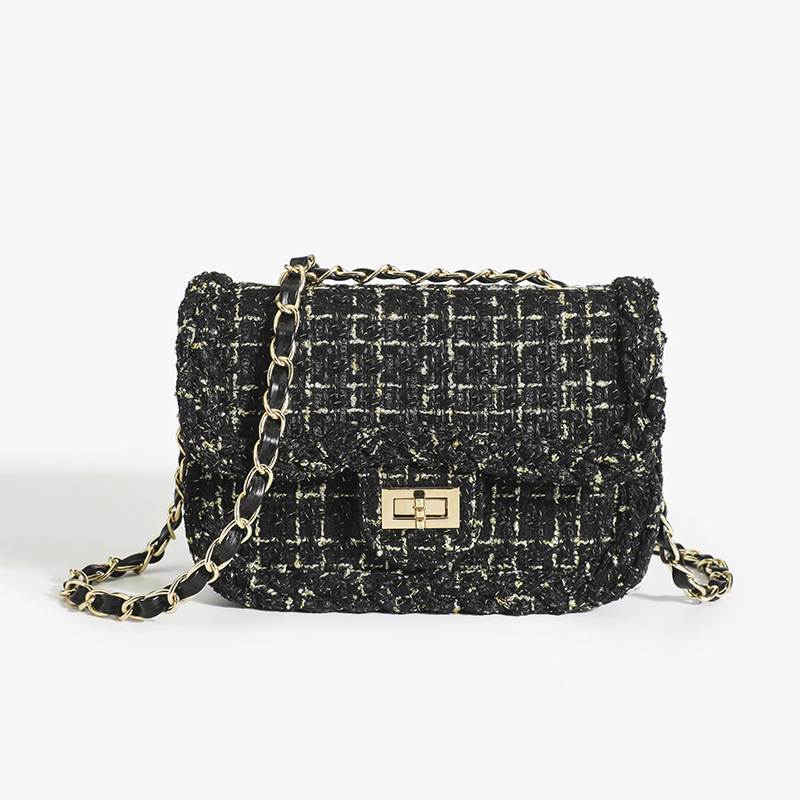 Women's Woolen Crossbody Bag Small Shoulder Bag Elegant Design_voghion.com