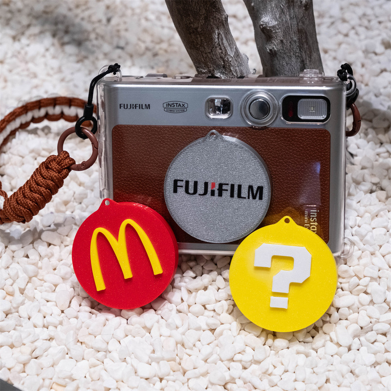 Suitable for Fuji Instant Camera Instax Mini Evo Lens Cover, Multi-Color Lens Protective Cover, Cute Cartoon Design