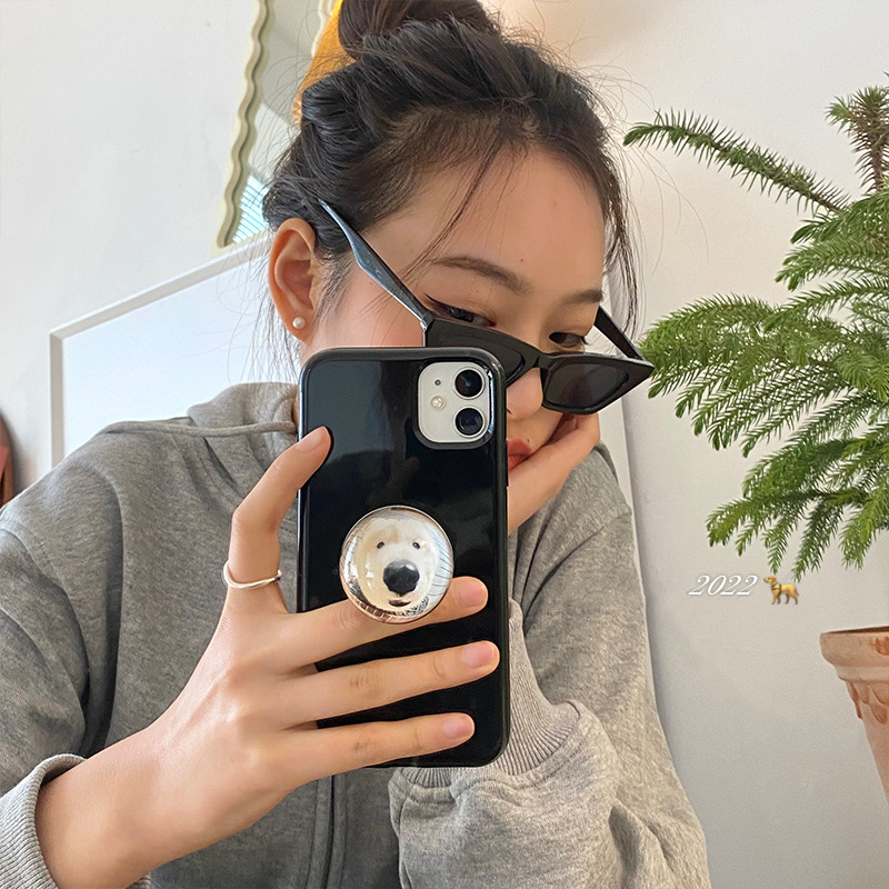 20g Weight Mobile Phone Universal Applicable Brands Airbag Bracket Classification Crystal Ball Material Animal Pattern Cute Style Animal Crystal Ball Cute Mobile Phone Universal Airbag Bracket 2