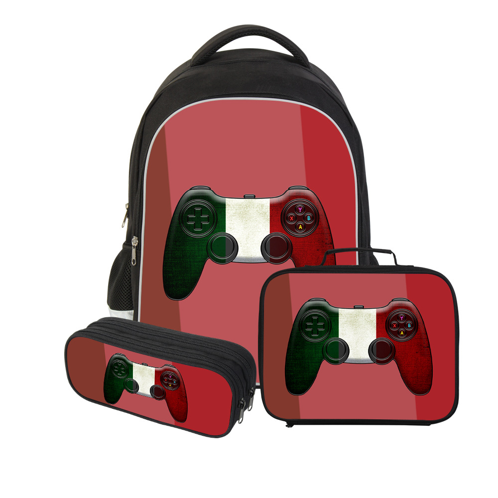 더블 레이어 배낭 3 피스 이탈리아 국기