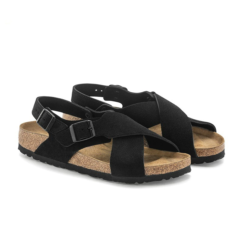 Summer shoes, sandals platform, genuine leather