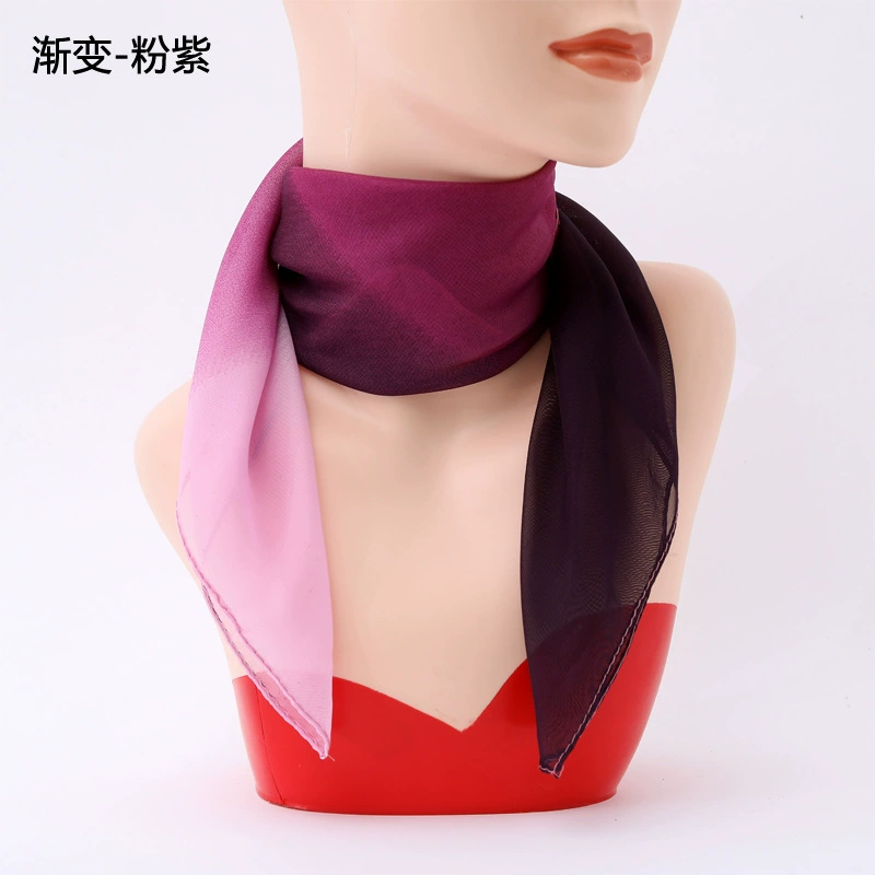 Summer scarf, handkerchief, gradient, Korean style