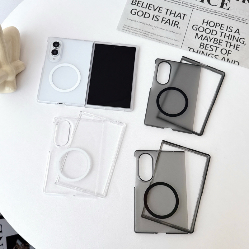 Suitable for Samsung Zfold8 Mobile Phone Case, Zfold8 Protective Cover, Wireless Charging Adsorption, Simple, High-End, Fashionable Hard Case