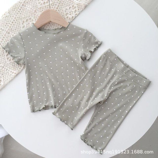 Children's set, summer pijama, T-shirt, with short sleeve 5