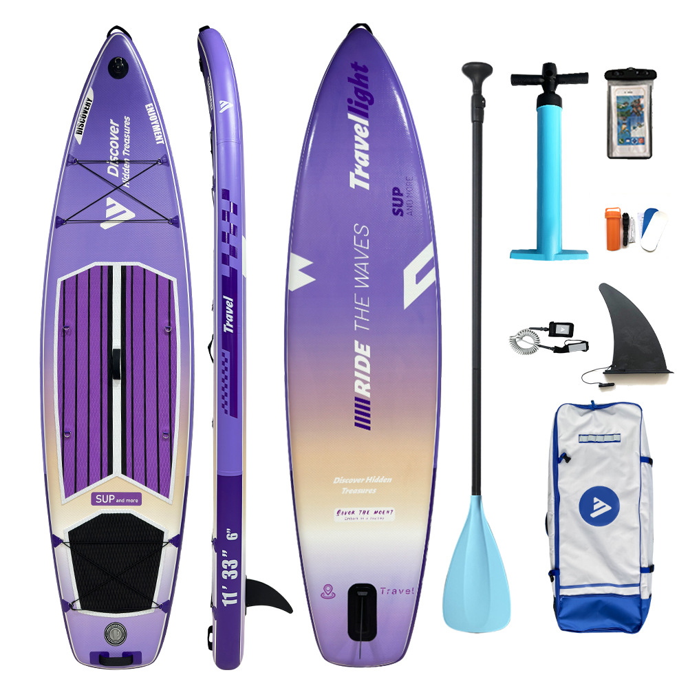 New Supmore Inflatable SUP Paddle Board, 6-Color Gradient, Supports Dropshipping, Factory Direct Surfboard