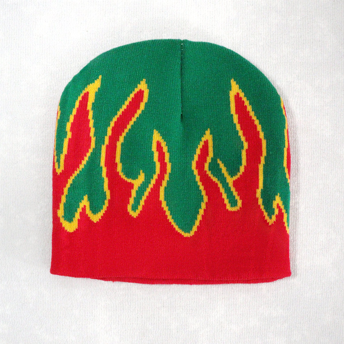 Unisex Hat trend bottom flame multi-colored men and women_voghion.com
