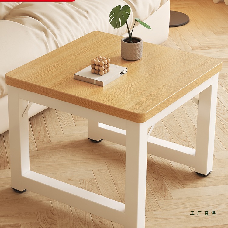 Small Square Table, Square Wooden Table, Coffee Table, Side Table, Storage Rack, Simple Dining Table, Dining Table, Custom-Made Low Table, Square Table