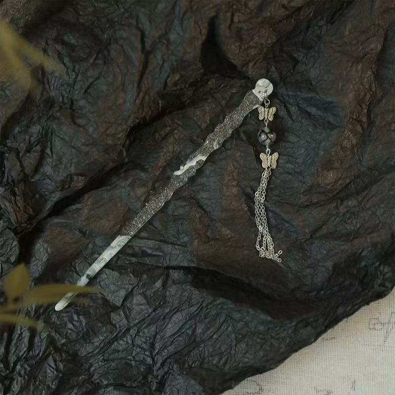 Magnolia pinzas de cabello para mujeres de alto nivel de movimiento de movimiento de estilo antiguo pinzas de cabello de estilo chino nuevo toque de cabello de estilo chino