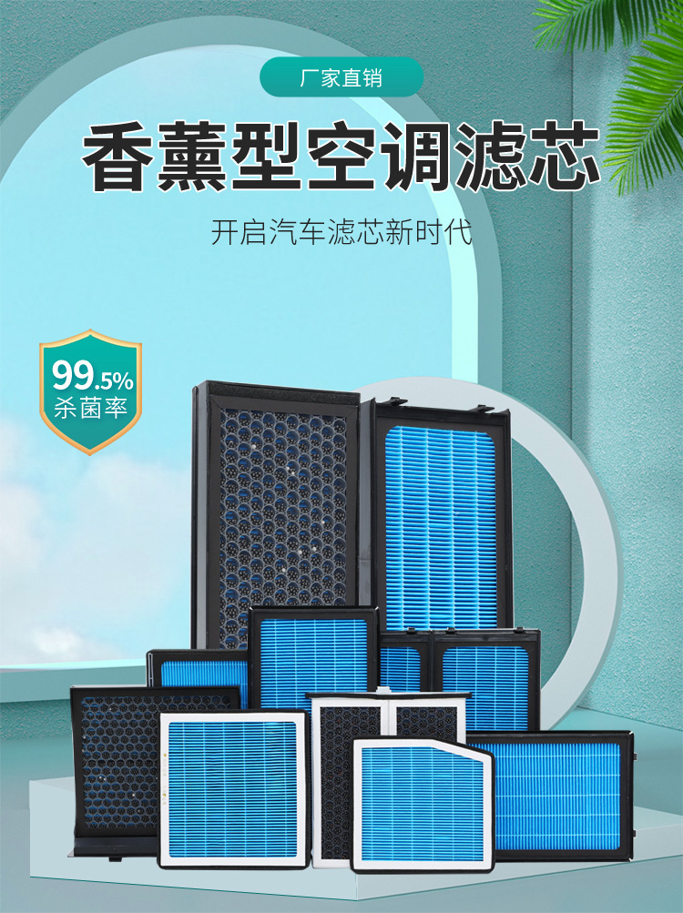 Suitable for Honda Crown Road Aromatherapy Air Conditioning Filter Activated Carbon N95 Grade Car Air Conditioning Filter Original Size