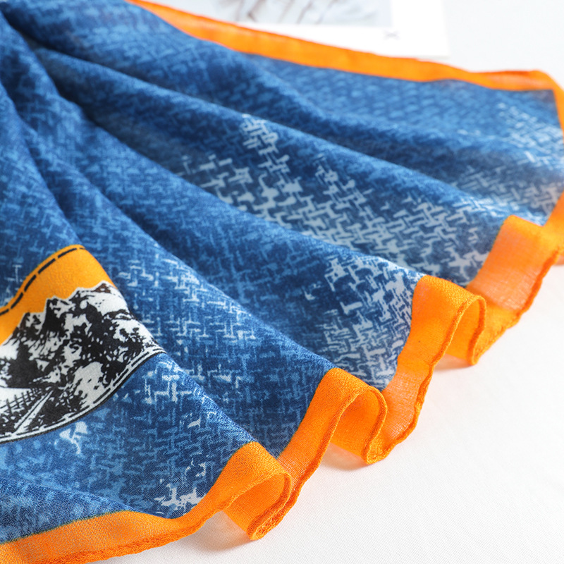 Cotton and Linen Scarf 4