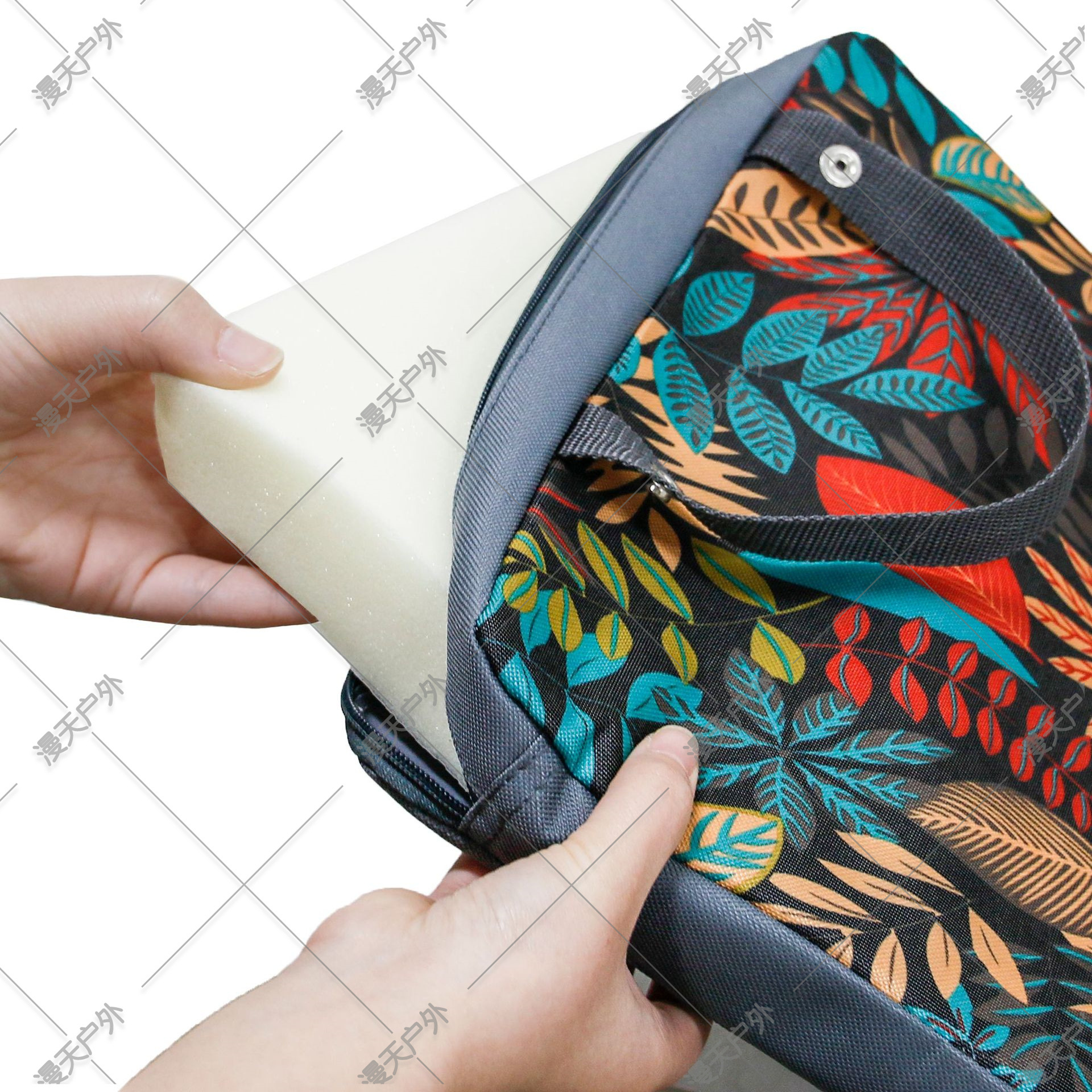 Jardín transfronterizo de rodillas PAD memoria esponja rodilla PAD camping coche de rodillas PAD PLEGABLE