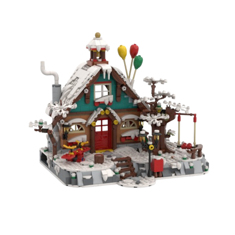 Castle Building Block Diy Model For Children Small Particle Set_voghion.com