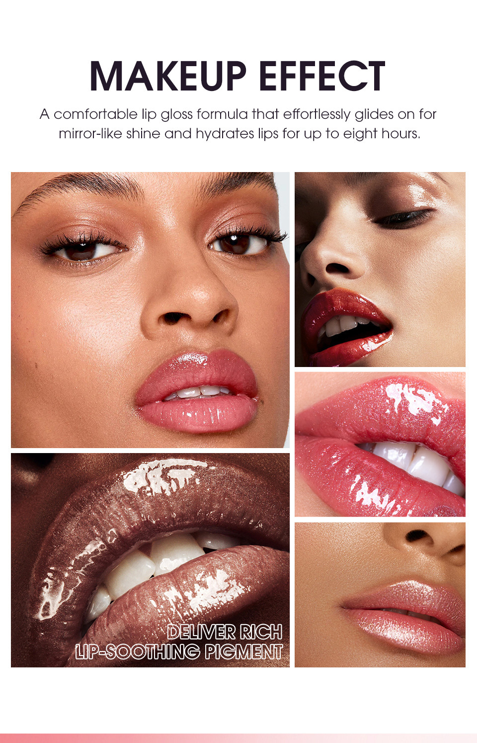 LANGMANNI Lip gloss glitter lip gloss 8 colors to choose from liquid lipstick lip gloss undefined