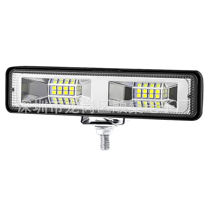 Car and Motorcycle Work Light Straight 16Led 48W Off-Road Vehicle Spotlight Inspection Light Engineering Light 12V/24V