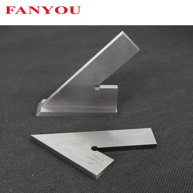 Fanyou промышленного класса 2 Точность 45 градусов с сиденьем плоская угловая линейка транспортир угловой метр Scriber
