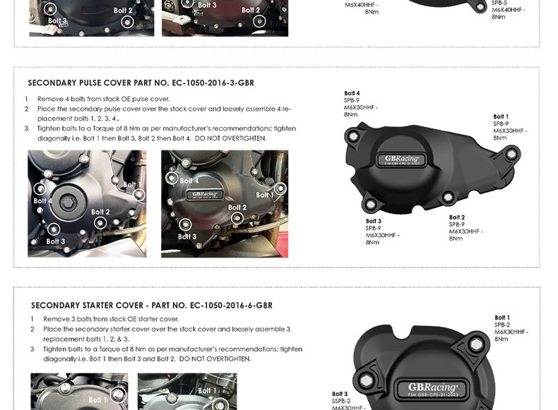 Suitable for Triumph Speed ​​Triple Rs 1050 Modified Engine Engine Protective Cover Anti-Fall Side Cover