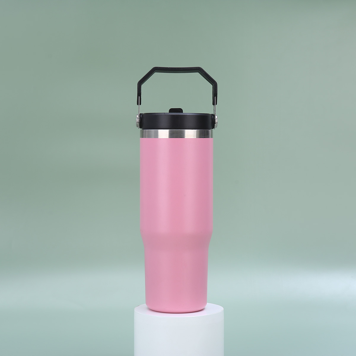 Casual Retro Solid Color 201 Stainless Steel 304 Stainless Steel Thermos Cup 1 Piece display picture 13